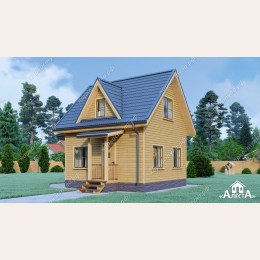 Строительство домов из профилированного бруса от компании АлестА. 