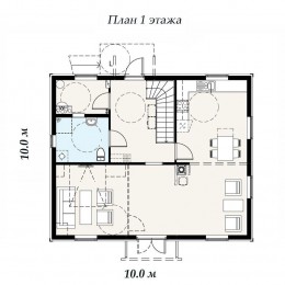 Дома площадью от 180 м.кв. проектируються индивидуально. 