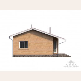 Уютный каркасный дом с панорамными окнами
