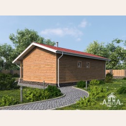 Уютный каркасный дом с панорамными окнами