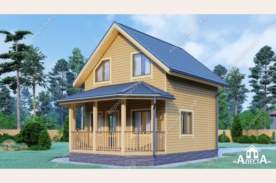 Цена в комплектации сезонное проживание включает в себя полностью отделанный, утепленный дом.